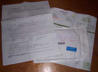 Customs forms